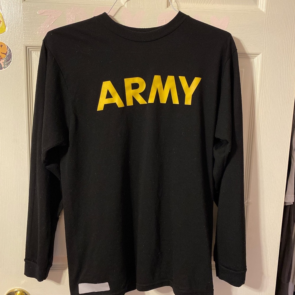 Long sleeve army shirt